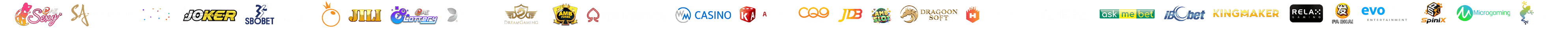 Casino gaming brand logos
